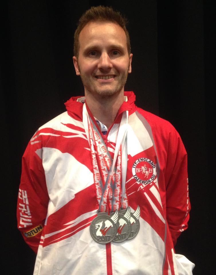 IMG_1150 Three Silver medals of the 2017 Taekwondo European Championships for Ludlow Instructor