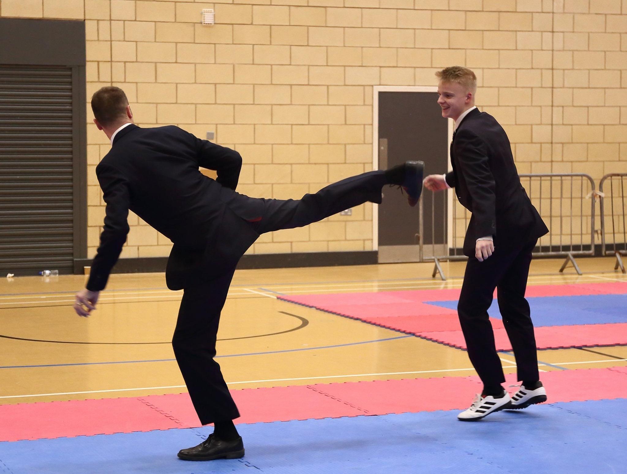 TKD messing around