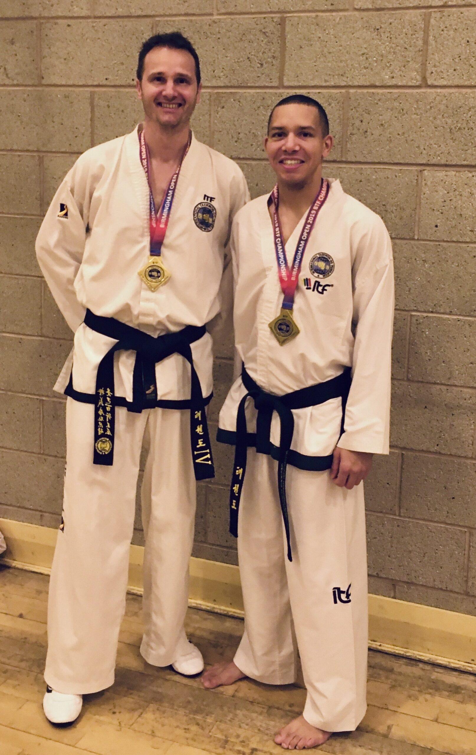 A good day for competitors named Reuben Two successful TKD competitors both named Reuben at the Birmingham Open 2019